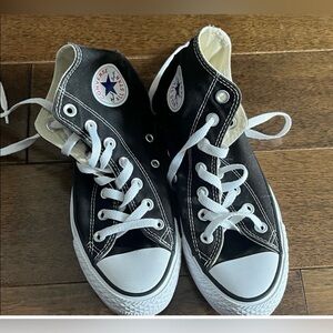 Converse Black and White High-Top Sneakers